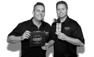 Mike and his brother Dave Gutow; founders of the shark tank legacy shave cream